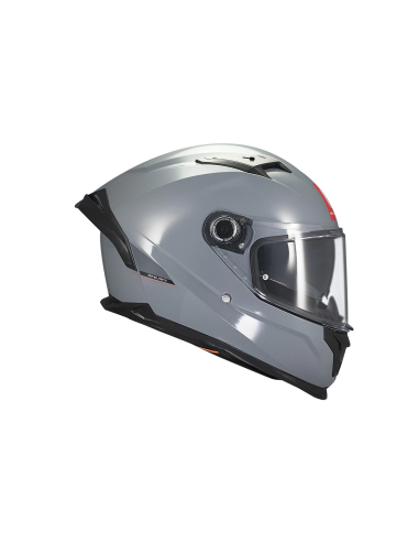 MT HELMETS Casco Integral BRAKER SV SOLID A12 Gris Brillo