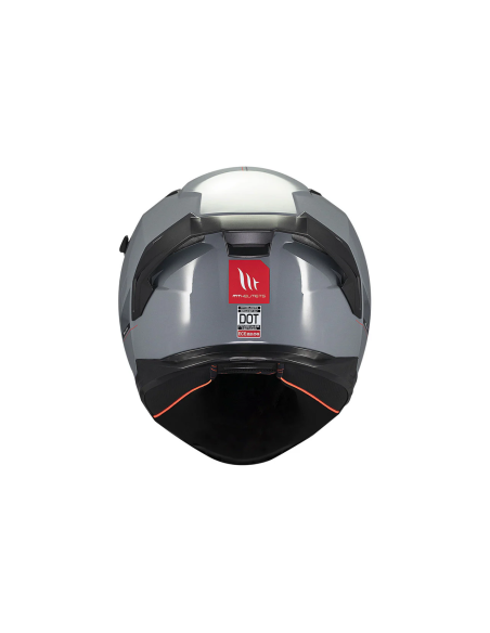 MT HELMETS Casco Integral BRAKER SV SOLID A12 Gris Brillo