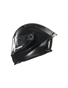 MT HELMETS Casco Integral BRAKER SV SOLID A1 Negro Brillo