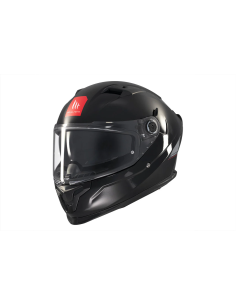 MT HELMETS Casco Integral BRAKER SV SOLID A1 Negro Brillo 2