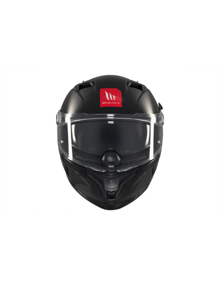 MT HELMETS Casco Integral BRAKER SV SOLID A1 Negro Brillo