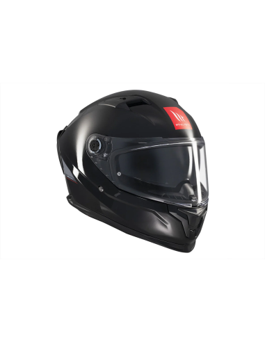 MT HELMETS Casco Integral BRAKER SV SOLID A1 Negro Brillo