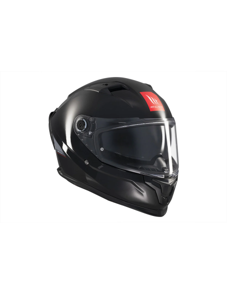 MT HELMETS Casco Integral BRAKER SV SOLID A1 Negro Brillo