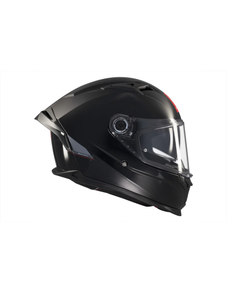 MT HELMETS Casco Integral BRAKER SV SOLID A1 Negro Brillo