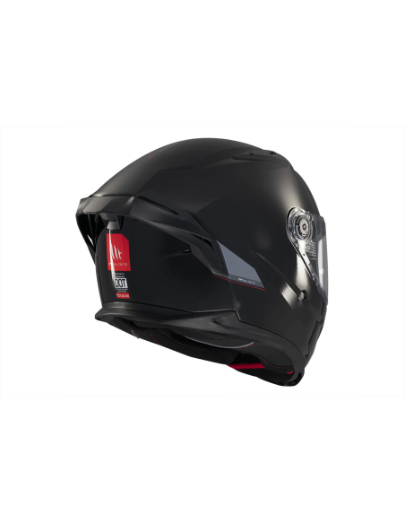 MT HELMETS Casco Integral BRAKER SV SOLID A1 Negro Brillo