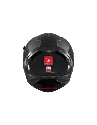 MT HELMETS Casco Integral BRAKER SV SOLID A1 Negro Brillo