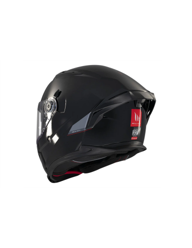 MT HELMETS Casco Integral BRAKER SV SOLID A1 Negro Brillo