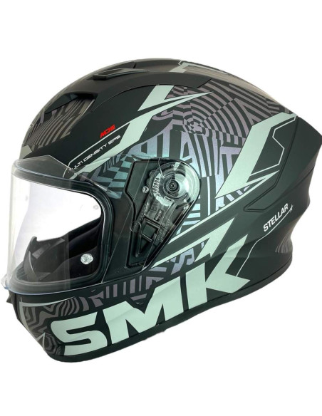 SMK HELMETS Casco Integral Modelo STELLAR FURY Decorado Mate (MA266C)