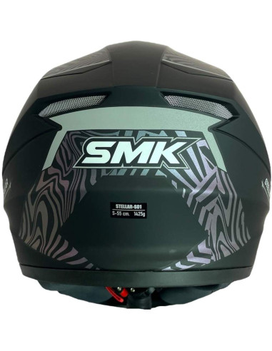 SMK HELMETS Casco Integral Modelo STELLAR FURY Decorado Mate (MA266C)
