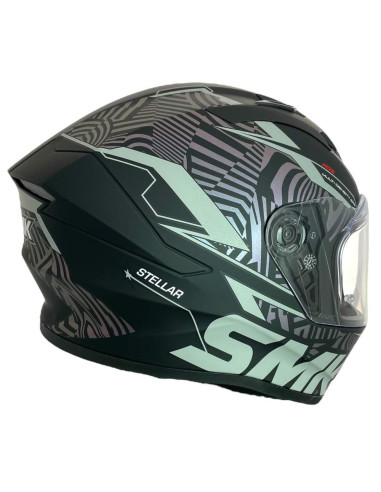 SMK HELMETS Casco Integral Modelo STELLAR FURY Decorado Mate (MA266C)