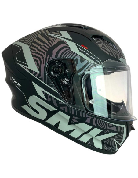 SMK HELMETS Casco Integral Modelo STELLAR FURY Decorado Mate (MA266C)