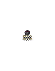 RODILLOS DR PULLEY BLACK PEARL SR CON MEDIDAS Y PESO SR 20X12 (x8) 10gr 2