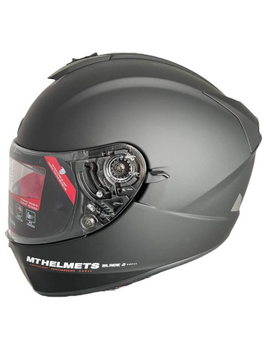 MT HELMETS Casco Integral de OUTLET Exposición BLADE 2 Negro Mate Talla M