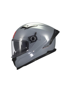 MT HELMETS Casco Integral de OUTLET BRAKER SV SOLID A12 Gris Brillo Talla XS