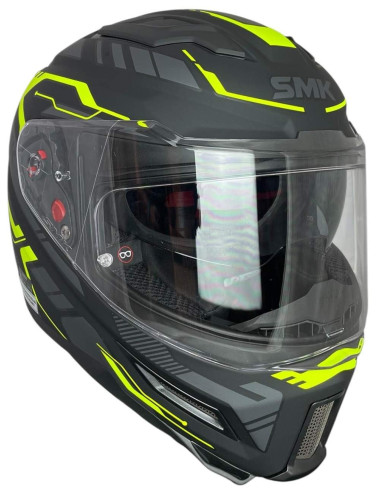 SMK HELMETS Casco Integral Modelo AGNAR TEKTRON Decorado Mate (MA264)