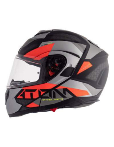 MT HELMETS Casco de OUTLET Exposición FU401SV ATOM SV W17 A5 Rojo Mate Talla S
