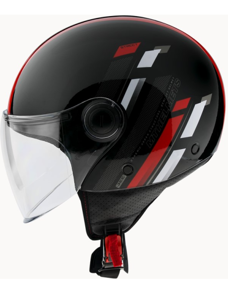 MT HELMETS Casco de Exposición OUTLET STREET SCOPE D5 Rojo Mate Talla M