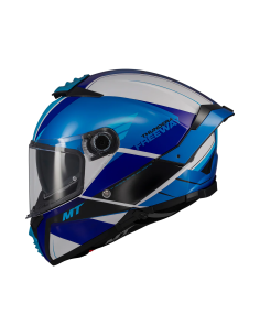 MT HELMETS Casco Integral THUNDER 4 SV FREEWAY A17 Azul Brillo