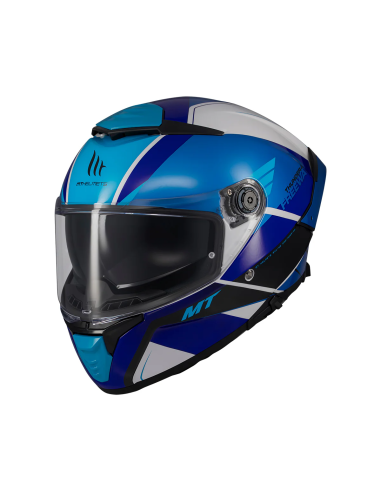 MT HELMETS Casco Integral THUNDER 4 SV FREEWAY A17 Azul Brillo