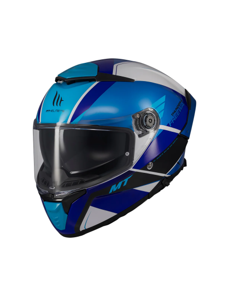 MT HELMETS Casco Integral THUNDER 4 SV FREEWAY A17 Azul Brillo