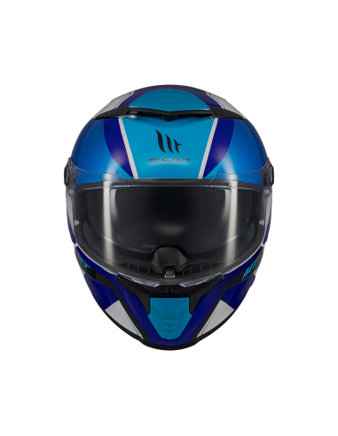 MT HELMETS Casco Integral THUNDER 4 SV FREEWAY A17 Azul Brillo