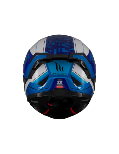 MT HELMETS Casco Integral THUNDER 4 SV FREEWAY A17 Azul Brillo