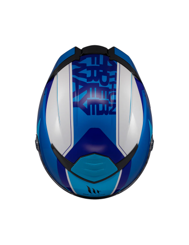 MT HELMETS Casco Integral THUNDER 4 SV FREEWAY A17 Azul Brillo