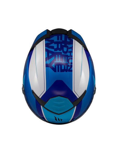 MT HELMETS Casco Integral THUNDER 4 SV FREEWAY A17 Azul Brillo