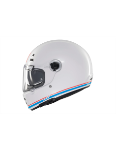 MT HELMETS Casco Integral JARAMA SV SOLID A7 Blanco Brillo