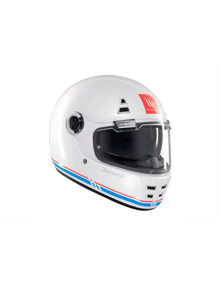 MT HELMETS Casco Integral JARAMA SV SOLID A7 Blanco Brillo
