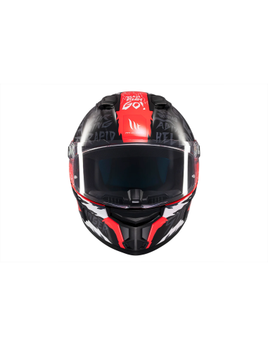 MT HELMETS Casco Integral STINGER 2 ARDENT C5 Rojo y Negro Brillo