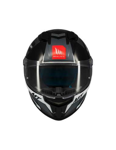MT HELMETS Casco Integral STINGER 2 TRON B12 Negro Brillo