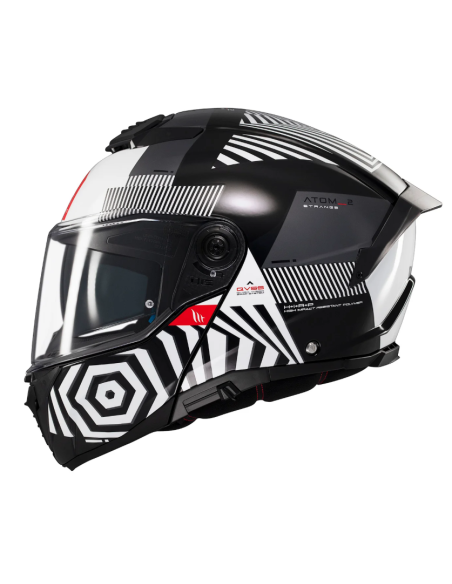 Casco MT Helmet Modular Modelo Atom 2 Destiny Color Azul Mate