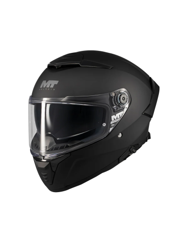 MT HELMETS Casco Integral THUNDER 4 SV Pure A1 Negro Mate Totalmente Homologado