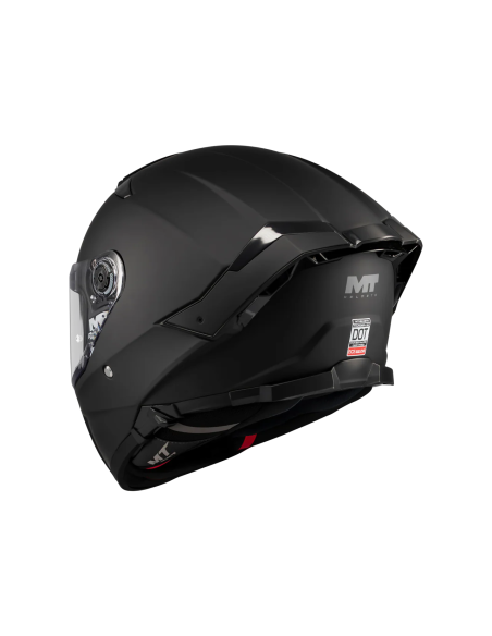 MT HELMETS Casco Integral THUNDER 4 SV Pure A1 Negro Mate Totalmente Homologado