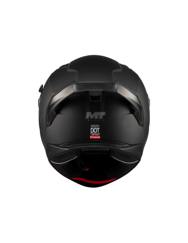 MT HELMETS Casco Integral Braker SV Pure A1 Negro Mate Totalmente Homologado
