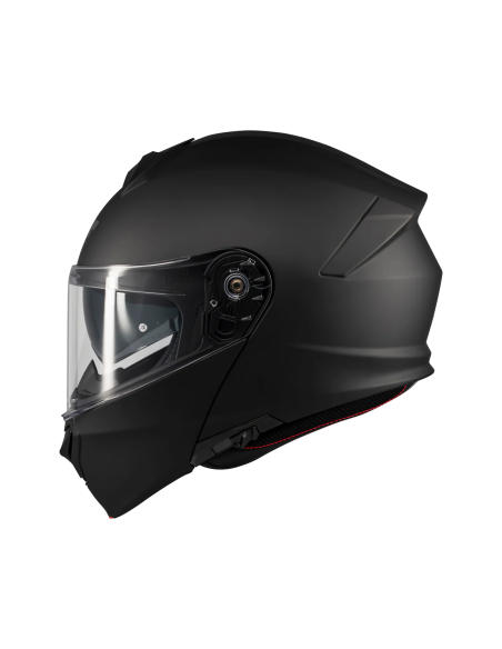 MT HELMETS Casco Modular GENESIS SV Pure A1 Negro Mate Totalmente Homologado