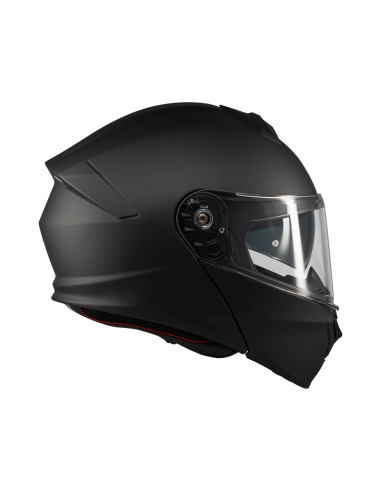 MT HELMETS Casco Modular GENESIS SV Pure A1 Negro Mate Totalmente Homologado
