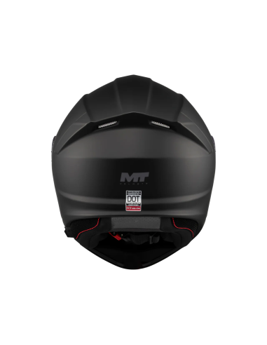 MT HELMETS Casco Modular GENESIS SV Pure A1 Negro Mate Totalmente Homologado
