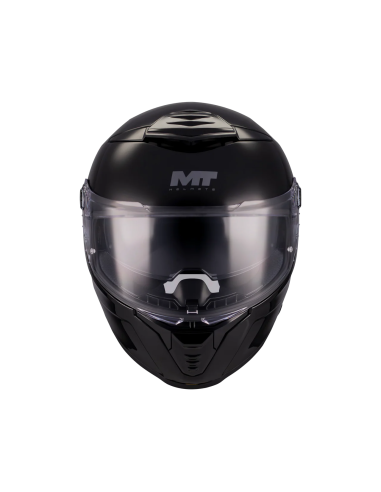 MT HELMETS Casco Integral THUNDER 4 SV Pure A1 Negro Brillo Totalmente Homologado