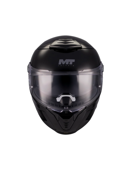 MT HELMETS Casco Integral THUNDER 4 SV Pure A1 Negro Brillo Totalmente Homologado