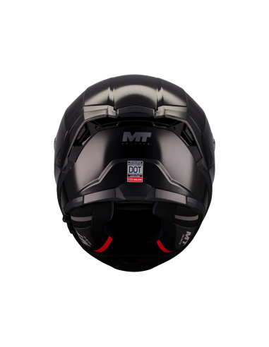 MT HELMETS Casco Integral THUNDER 4 SV Pure A1 Negro Brillo Totalmente Homologado