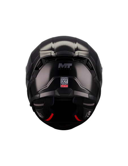 MT HELMETS Casco Integral THUNDER 4 SV Pure A1 Negro Brillo Totalmente Homologado