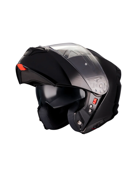 MT HELMETS Casco Modular GENESIS SV Pure A1 Brillo Totalmente Homologado