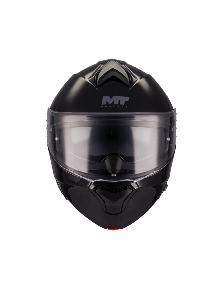 MT HELMETS Casco Modular GENESIS SV Pure A1 Brillo Totalmente Homologado