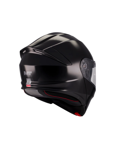 MT HELMETS Casco Modular GENESIS SV Pure A1 Brillo Totalmente Homologado