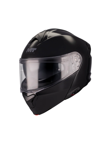MT HELMETS Casco Modular GENESIS SV Pure A1 Brillo Totalmente Homologado