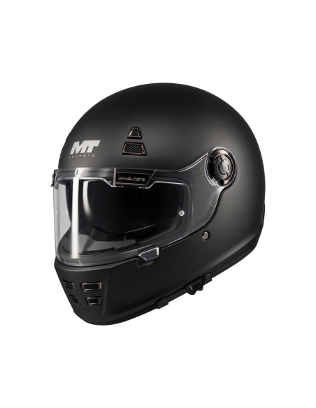 MT HELMETS Casco Integral JARAMA SV Pure A1 Negro Mate Totalmente Homologado