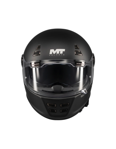 MT HELMETS Casco Integral JARAMA SV Pure A1 Negro Mate Totalmente Homologado