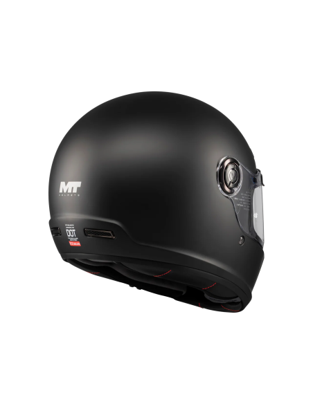 MT HELMETS Casco Integral JARAMA SV Pure A1 Negro Mate Totalmente Homologado